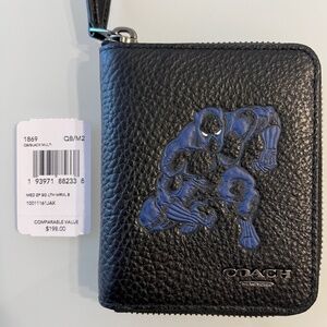 Coach Marvel Black Panther Medium Zip Around Wallet